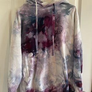Ivory Ella Tie Die Hoodie